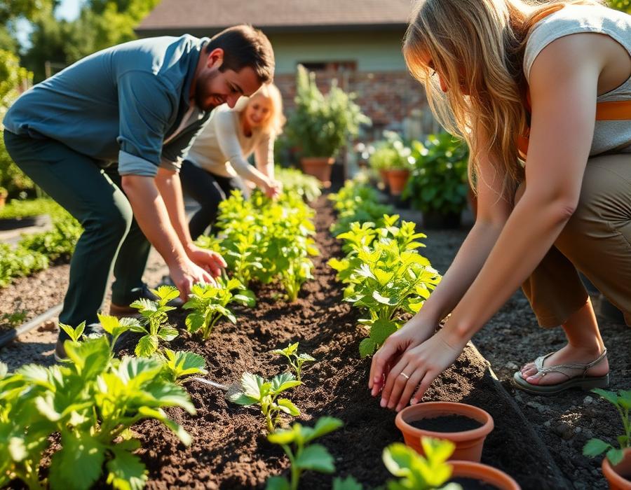 Hoe de straat samen een tuin aanlegde